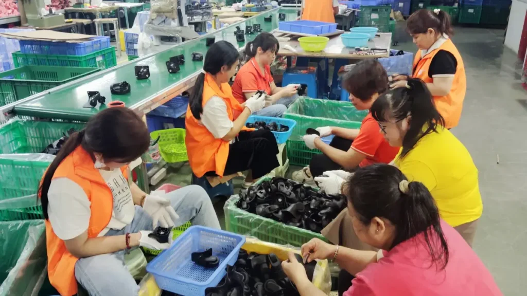 luggage wheel assembly manufacturing