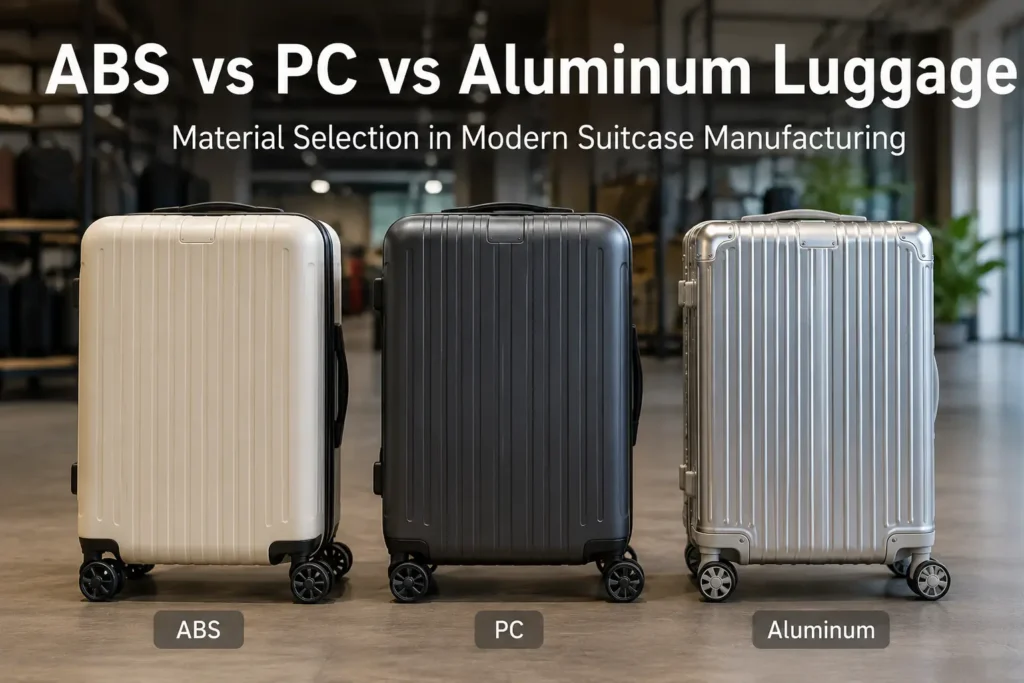 ABS vs PC vs aluminum luggage