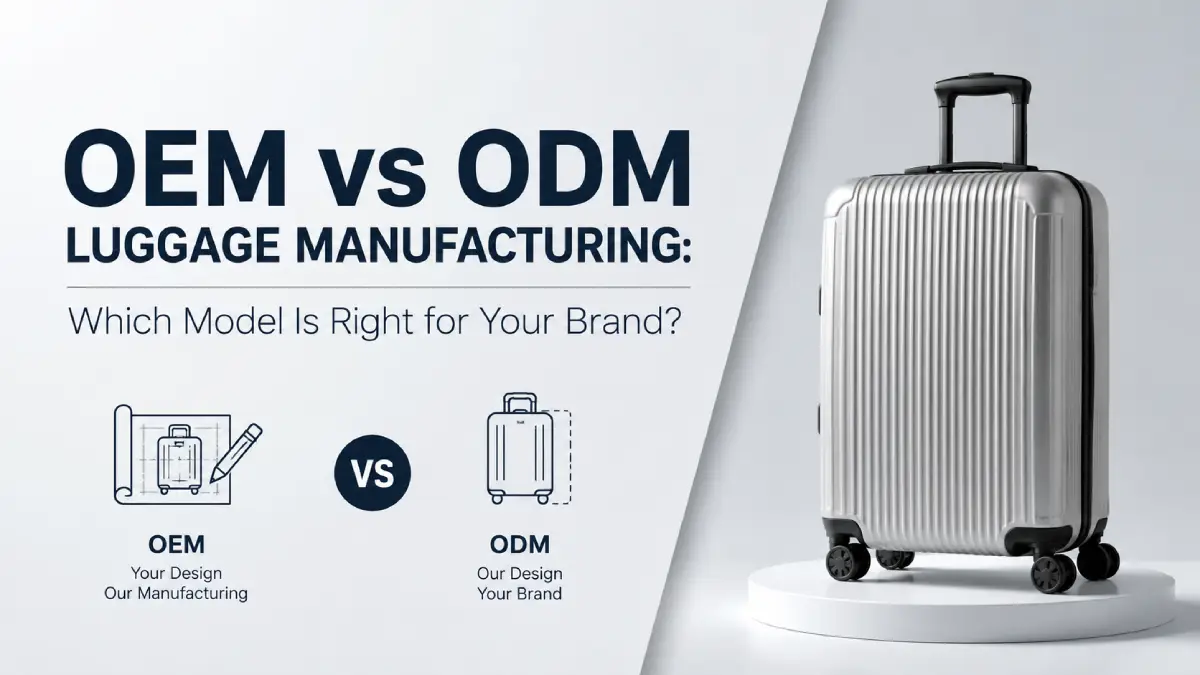 OEM vs. ODM Luggage Manufacturing: Which Model Is Right for Your Brand?