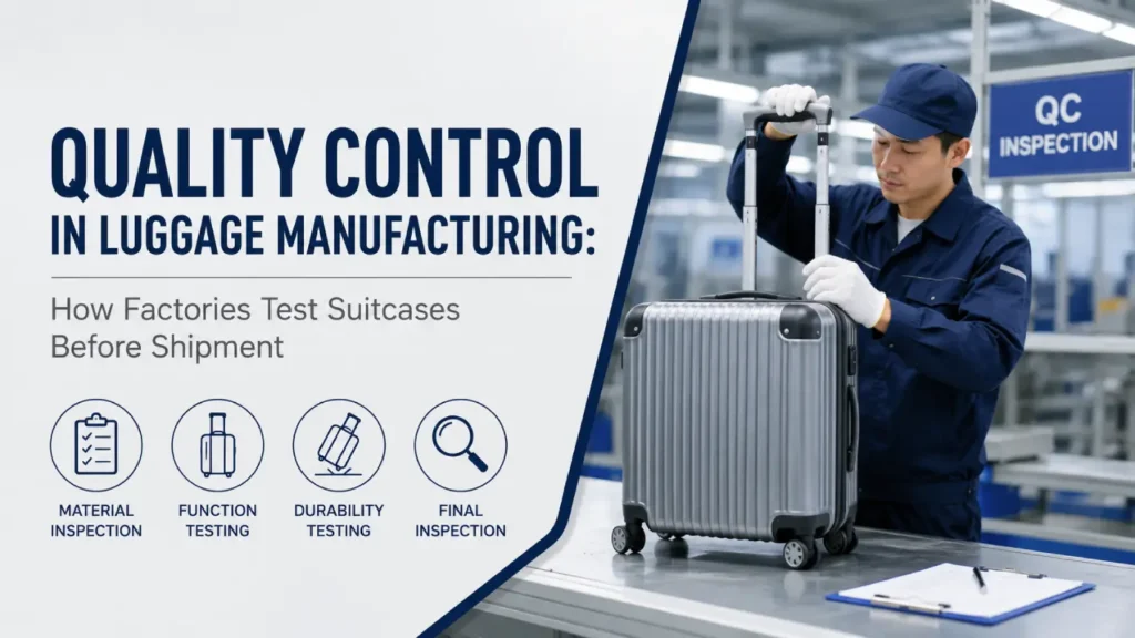 quality control in luggage manufacturing process